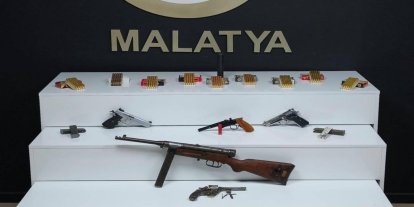 Malatya'da ruhsatsız silah operasyonu: 3 gözaltı