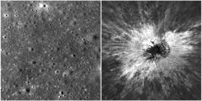 NASA uzay aracı ayda devasa yeni bir krater keşfetti