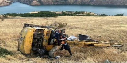 Elazığ'da ekskavatör kazası: 1 kişi hayatını kaybetti