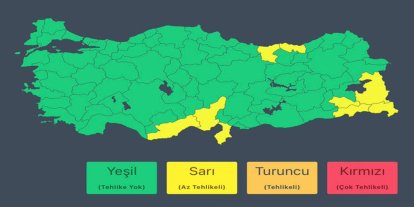 İçişleri Bakanlığı uyardı: 18 ilde kuvvetli yağış ve fırtına bekleniyor