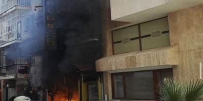 İzmir'de bir otelde yangın çıktı