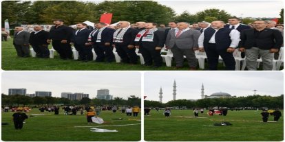 Bursa’da gökyüzü Gazze için uçurtmalarla renklendi