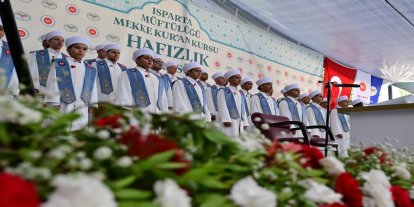 Isparta’da 44 genç hafız için icazet merasimi düzenlendi