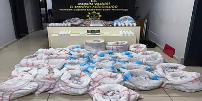 Mersin’de panelvandan 256 bin 900 sentetik hap çıktı: 4 gözaltı
