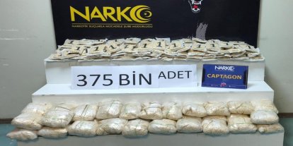 Adana’da 375 bin uyuşturucu hap ele geçirildi: 6 gözaltı