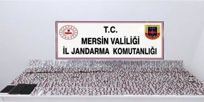 Mersin'de 4 bin 172 uyuşturucu hap ele geçirildi