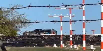 ABD askeri uçağı Almanya'daki bir hava üssünde düştü
