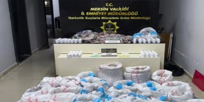 Mersin’de minibüsten 256 bin 900 sentetik ecza hapı çıktı: 2 tutuklama