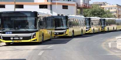 Şanlıurfa'da toplu ulaşım filosuna 50 yeni otobüs