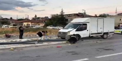 Kamyonetin çarptığı yaya ağır yaralandı