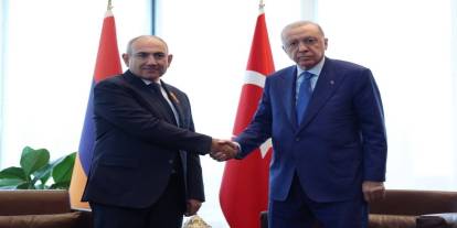 Cumhurbaşkanı Erdoğan, Ermenistan Başbakanı Paşinyan'ı kabul etti