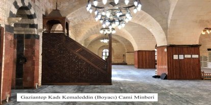 Kadı Kemaleddin (Boyacı) Camii minberinin özgün yapısının korunması çağrısı