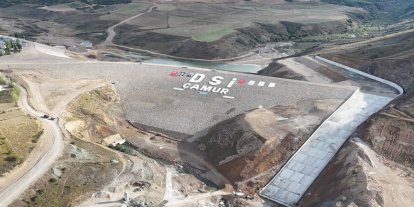 Gümüşhane Çamur Barajı’nda su tutulmaya başlandı