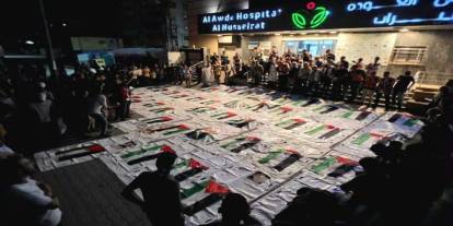 Gazze'de enkazdan çıkarılan 105 şehidin naaşının defnedilmesi için hazırlık yapılıyor