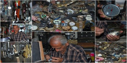 67 yıldır zamana ayar veren Cömert ustadan gençlere altın öğütler