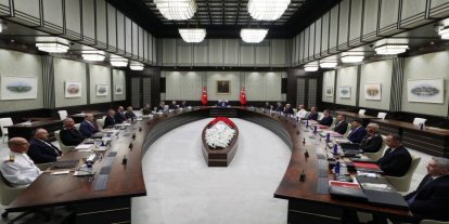 MGK, Cumhurbaşkanı Erdoğan başkanlığında toplandı