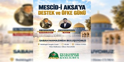 Mescid-i Aksa için sabah namazında buluşma