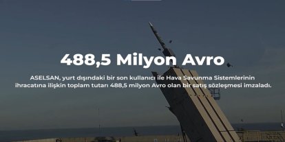 ASELSAN’dan 488,5 milyon euroluk ihracat anlaşması