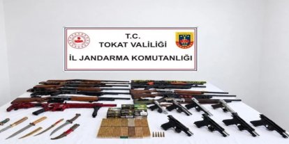 Tokat'ta silah kaçakçılığı operasyonu: 29 şüpheli hakkında işlem başlatıldı