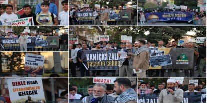 İzmir'de Aksa Tufanı'nın yıl dönümünde Gazze'ye destek açıklaması