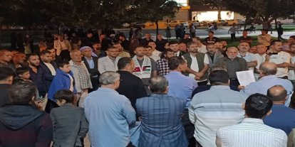 Viranşehir'de Aksa Tufanı'nın yıl dönümünde Gazze'ye destek