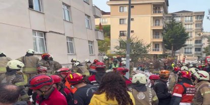 Maltepe'de çöken binada arama çalışmaları sürüyor: Bir kişi hayatını kaybetti