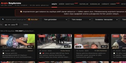 Gazze soykırımının belgelerini gösteren dijital veri tabanı: Binlerce görüntü ve veri Archive Genocide'da bir arada