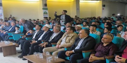 Şanlıurfa'da Aksa Tufanı'nın 3'üncü yıl dönümü dolayısıyla program düzenlendi