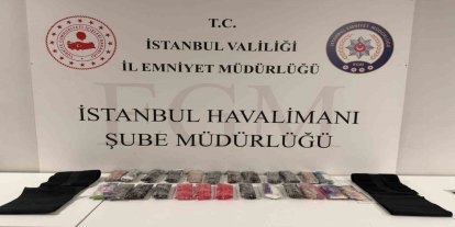 İstanbul Havalimanı'nda 8 kilo 250 gram metamfetamin bulundu