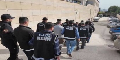 Elazığ'da tefecilik operasyonunda 4 şüpheli tutuklandı