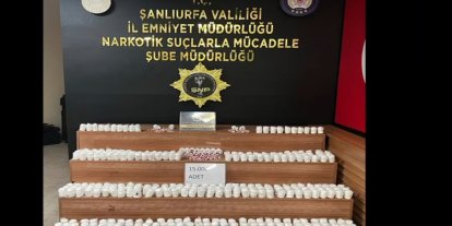 Şanlıurfa'da 15 bin sentetik ecza hap ele geçirildi