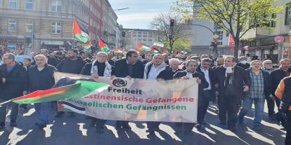 Berlin'de Filistin'e destek gösterisi: Gazze için adalet çağrısı