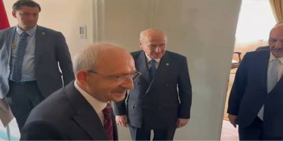 Bahçeli ile Kılıçdaroğlu bir araya geldi