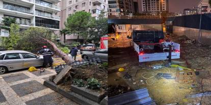 İstanbul’da yağış ve fırtına nedeniyle 1274 olaya müdahale edildi
