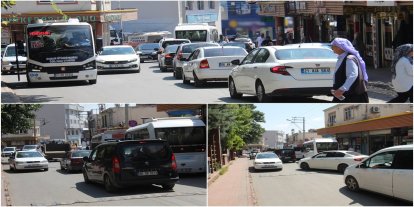 Ergani'de trafik sorununa pratik çözüm: Botanik Park 2 metre geri çekilsin