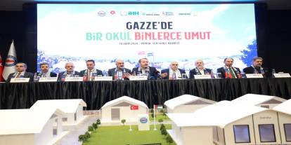 “Gazze’de Bir Okul Binlerce Umut”  projesinin tanıtımı gerçekleştirildi