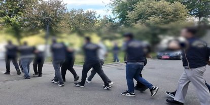 Maskeli haraç çetesi çökertildi