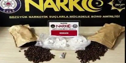 Bilecik’te kahve paketlerine gizlenmiş kokain ele geçirildi