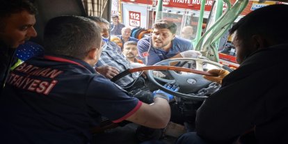 Batman'da otogar kavşağında tır kazası: Bir yaralı