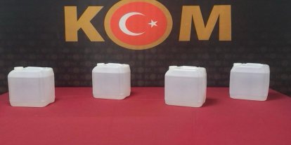 Yozgat’ta 20 litre etil alkol ele geçirildi