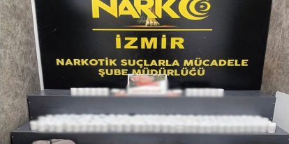 Torbalı’da toprağa gömülü 17 bin 528 sentetik ecza ele geçirildi