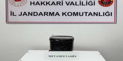 Hakkari’de 1 kilo 72 gram metamfetamin ele geçirildi
