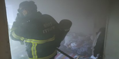Siirt’te bir evde çıkan yangın itfaiye ekiplerince söndürüldü