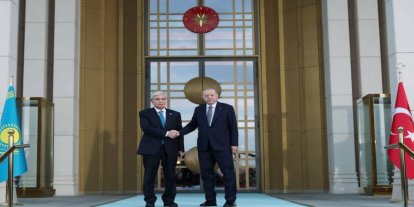 Kazakistan Cumhurbaşkanı Tokayev Ankara'da