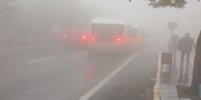 Mardin'de sis etkili oldu: Görüş mesafesi 10 metreye düştü