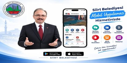 Siirt’te belediye hizmetleri tek uygulamada toplandı