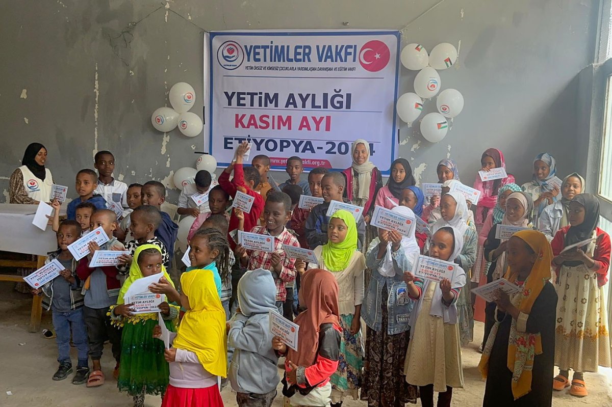 Yetimler Vakfı’ndan Afrika’da yetim aylığı ve psikolojik destek