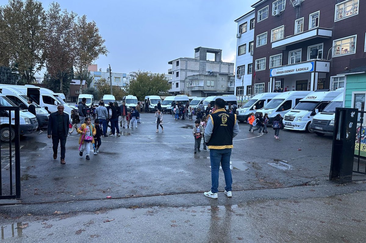 Adıyaman'da okul önü denetimi gerçekleştirildi