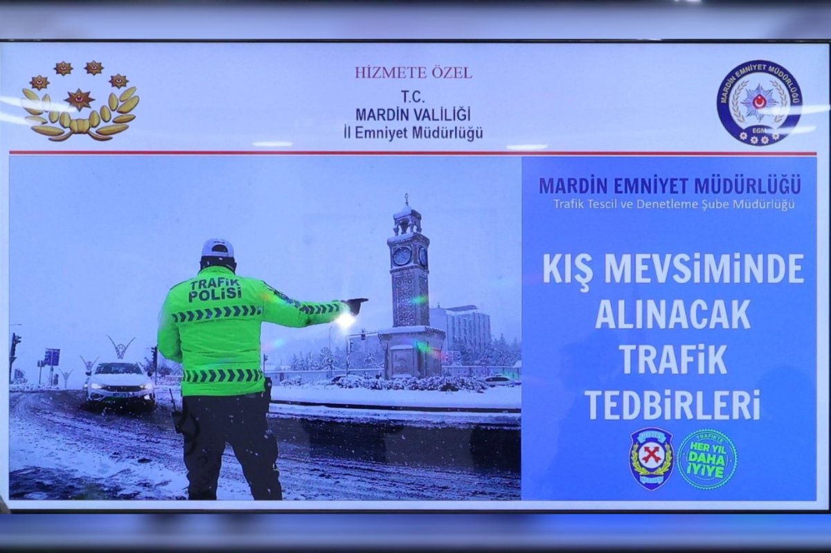 Mardin’de “Kış Mevsimi Trafik Tedbirleri” toplantısı gerçekleştirildi