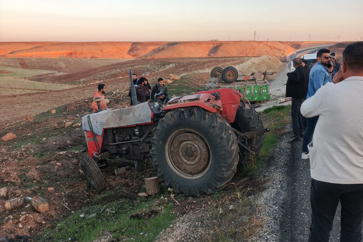 Diyarbakır'da tır ile traktör çarpıştı: 1 yaralı